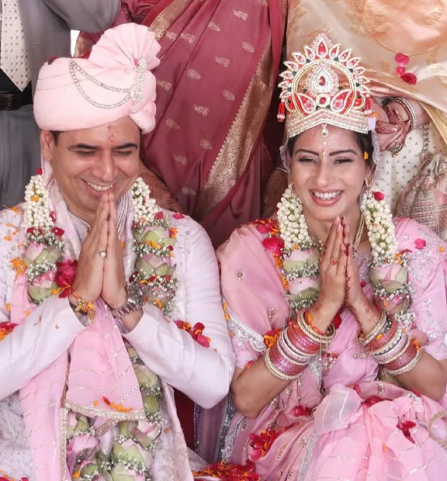 From Longtime Partners to Newlyweds: Sandeep Baswana and Ashlesha Sawant Tie the Knot