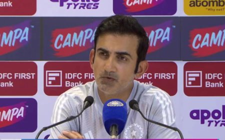 No need for so many fights’: Gambhir pulled up after tense moment with Parth Jindal in Vizag