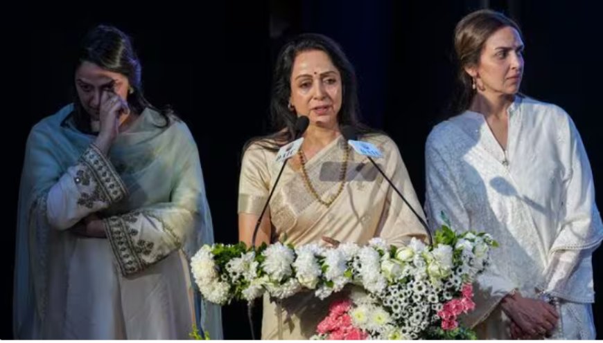 Hema Malini leads Delhi prayer gathering for Dharmendra, attended by Amit Shah and Om Birla