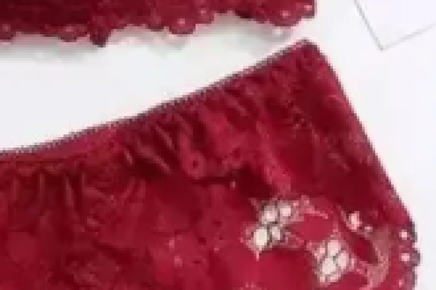 Slipping Into Lace Lingerie