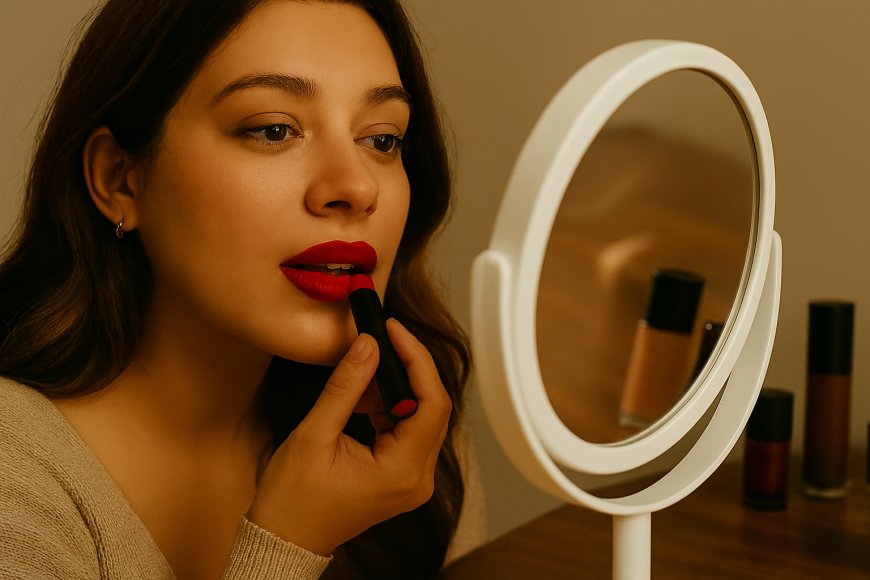 Experimenting with a New Lip Shade