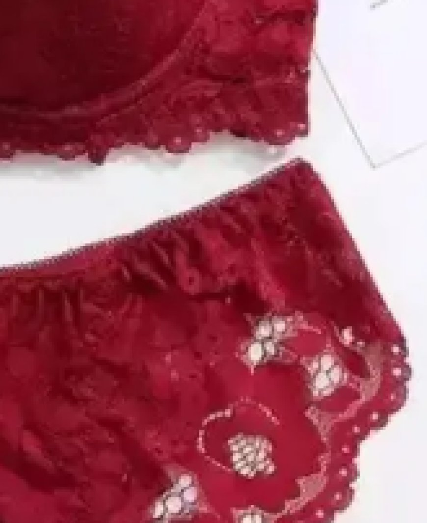 Slipping Into Lace Lingerie